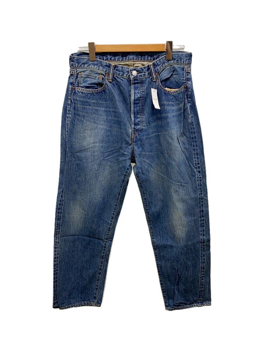 A.PRESSE Cotton Washed Denim Wide Pants Size US 32 / EU 48 - 2 Thumbnail