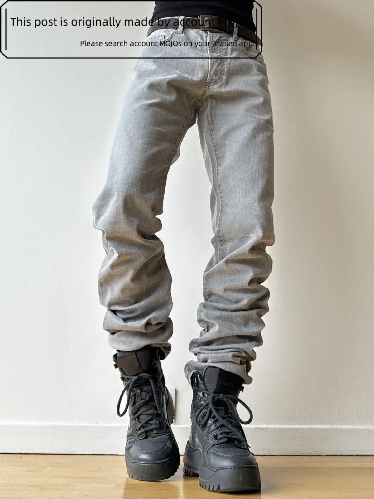Dior Sz 29 Dior Silver Gray Denim mojos1000 Size US 29 - 4 Thumbnail