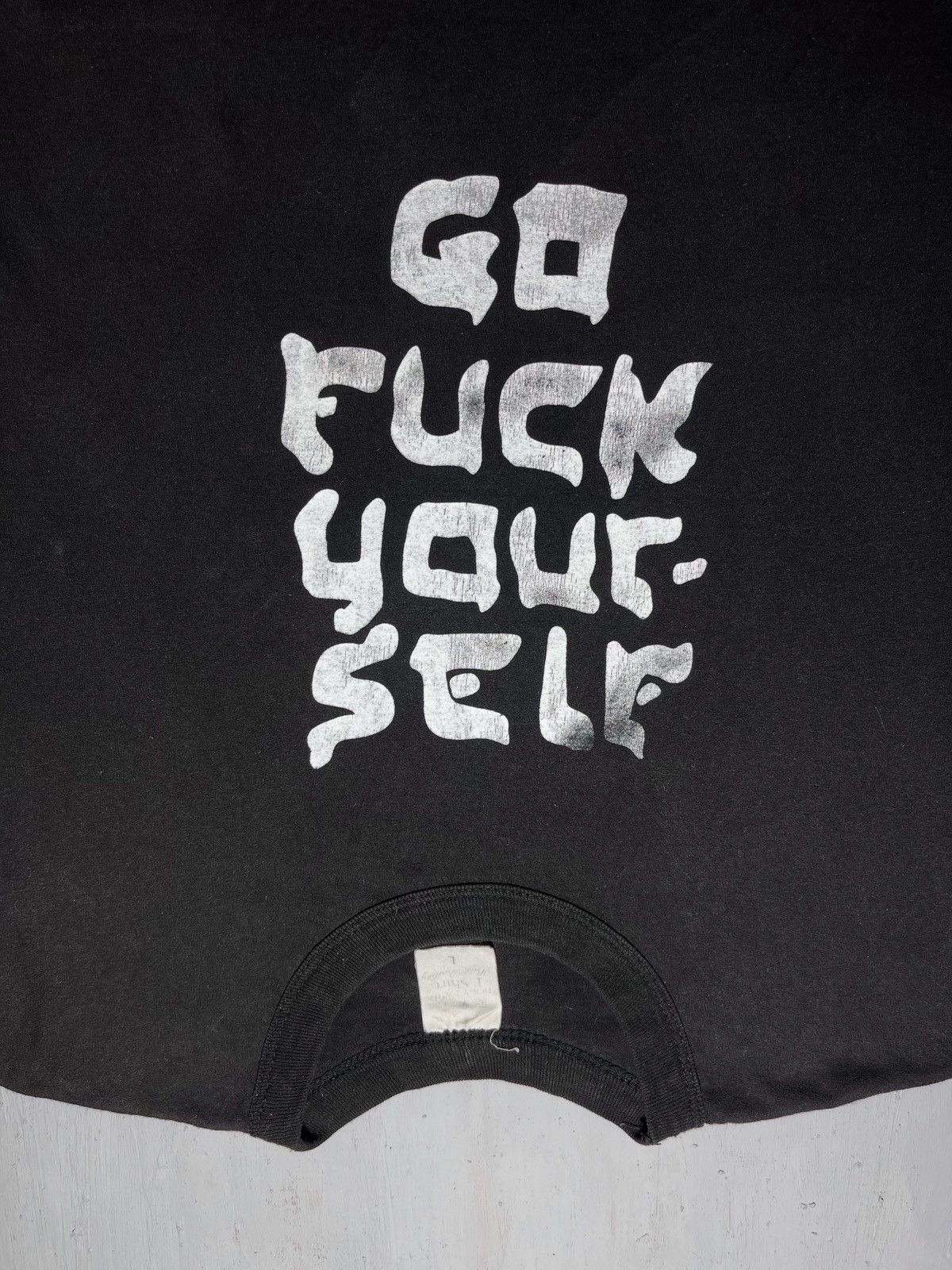 1990’s Vintage GO FUCK YOURSELF T-Shirt Menswear