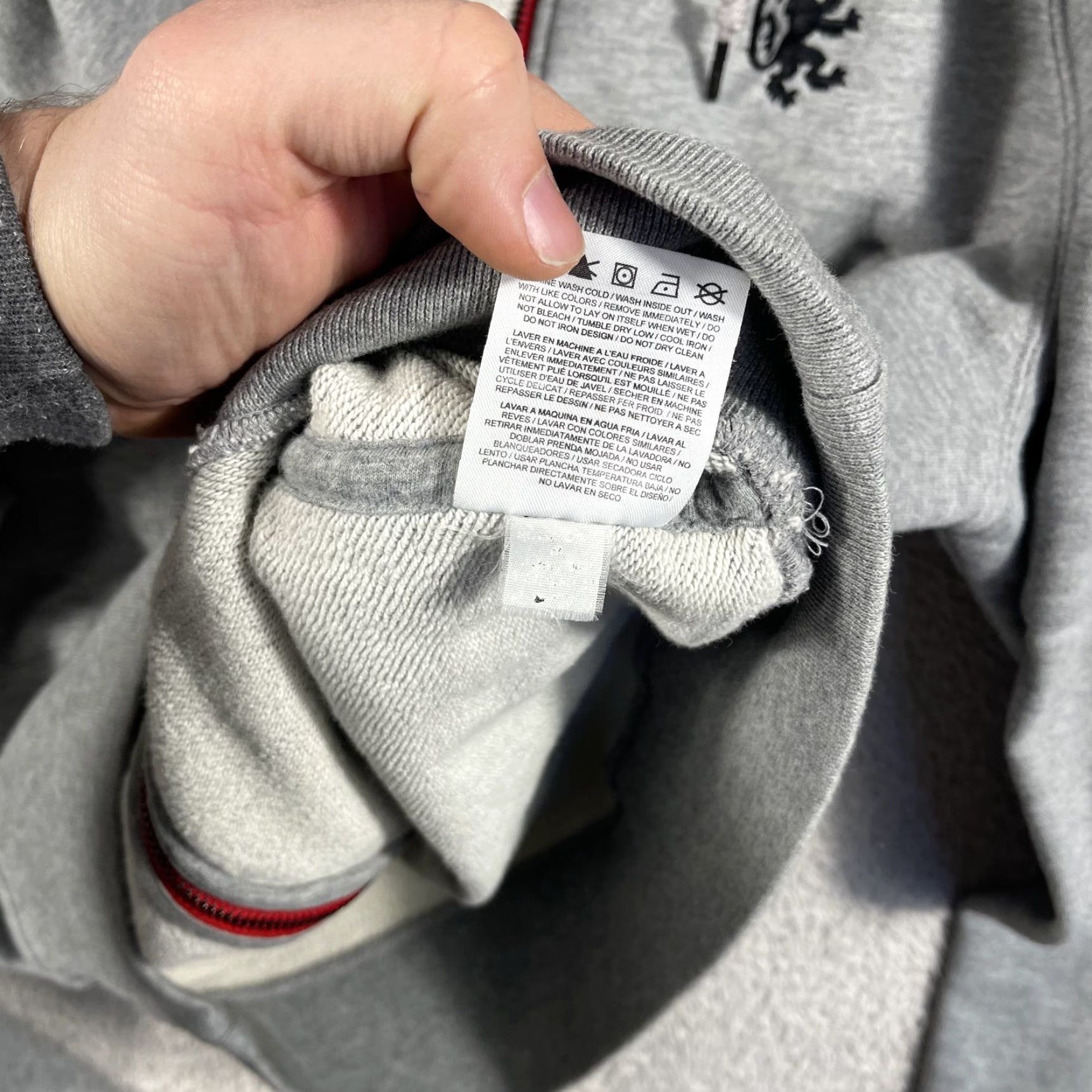 Nike Nike Lebron James Hoodie Mens Medium Gray Full Zip 2011 Basketball Sweatshirt Size US M / EU 48-50 / 2 - 6 Thumbnail