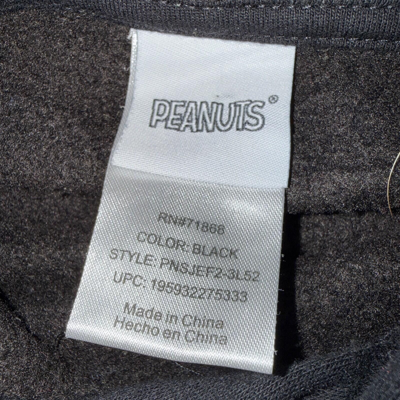 Peanuts Peanuts Snoopy Black Hoodie Embroidered Crochet Patch Modal Size L / US 10 / IT 46 - 4 Thumbnail