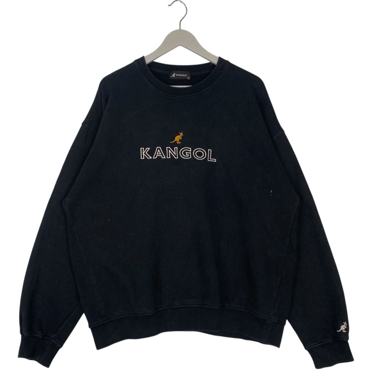 Other Vintage Kangol Sport Small Embroidered Sweatshirt Black Size US L / EU 52-54 / 3 - 1 Thumbnail