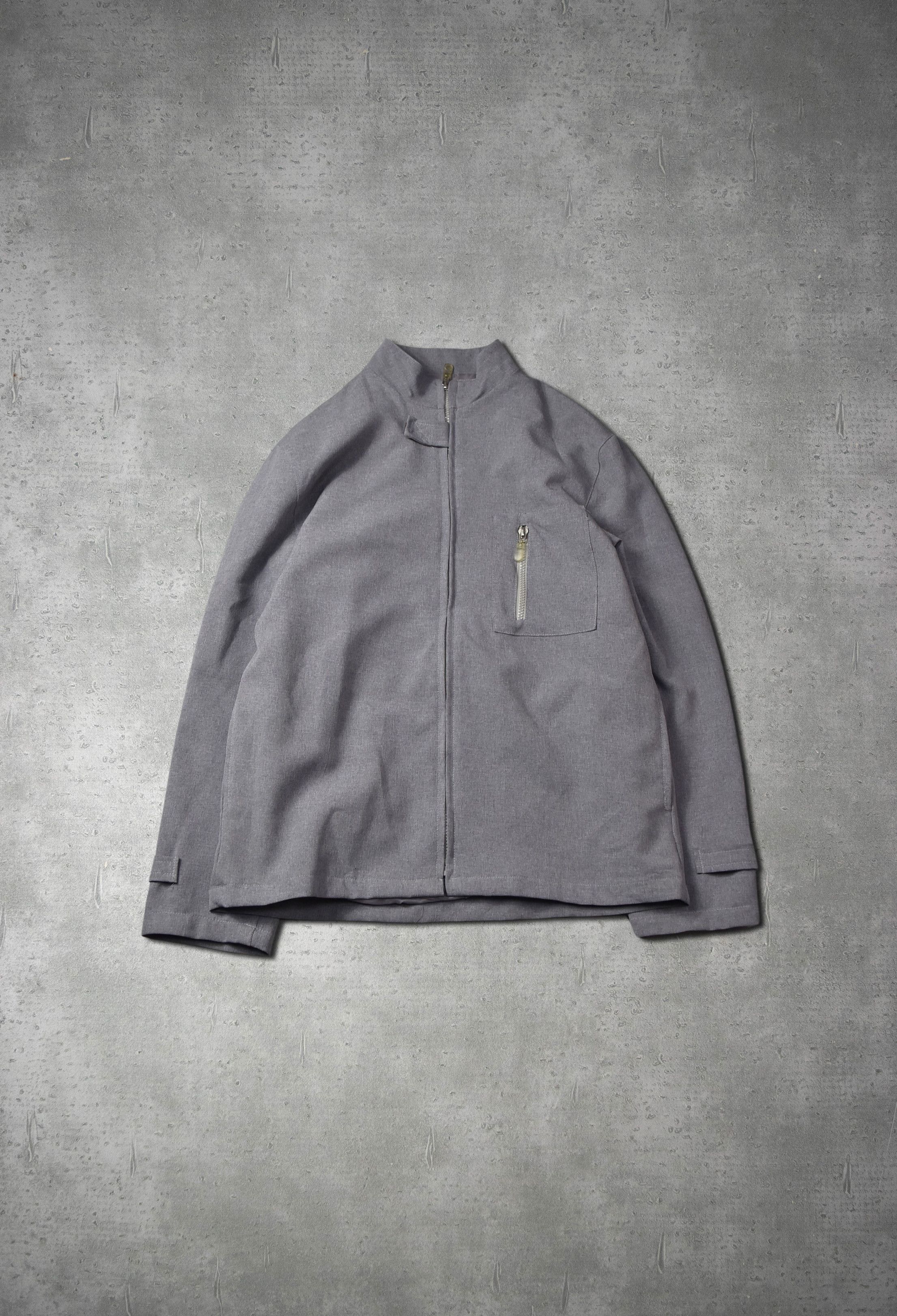 image of Vintage Tech Zip Jacket 8-1-6 64 in Grey, Men's (Size Large)