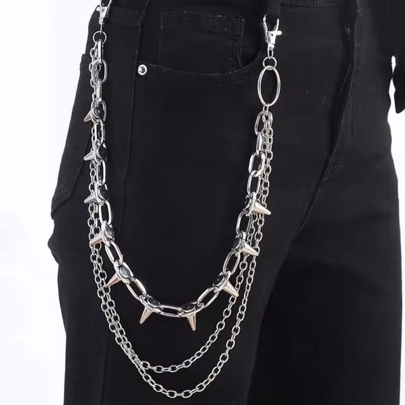 Other New Punk Rivet pants chain Size ONE SIZE - 1 Thumbnail