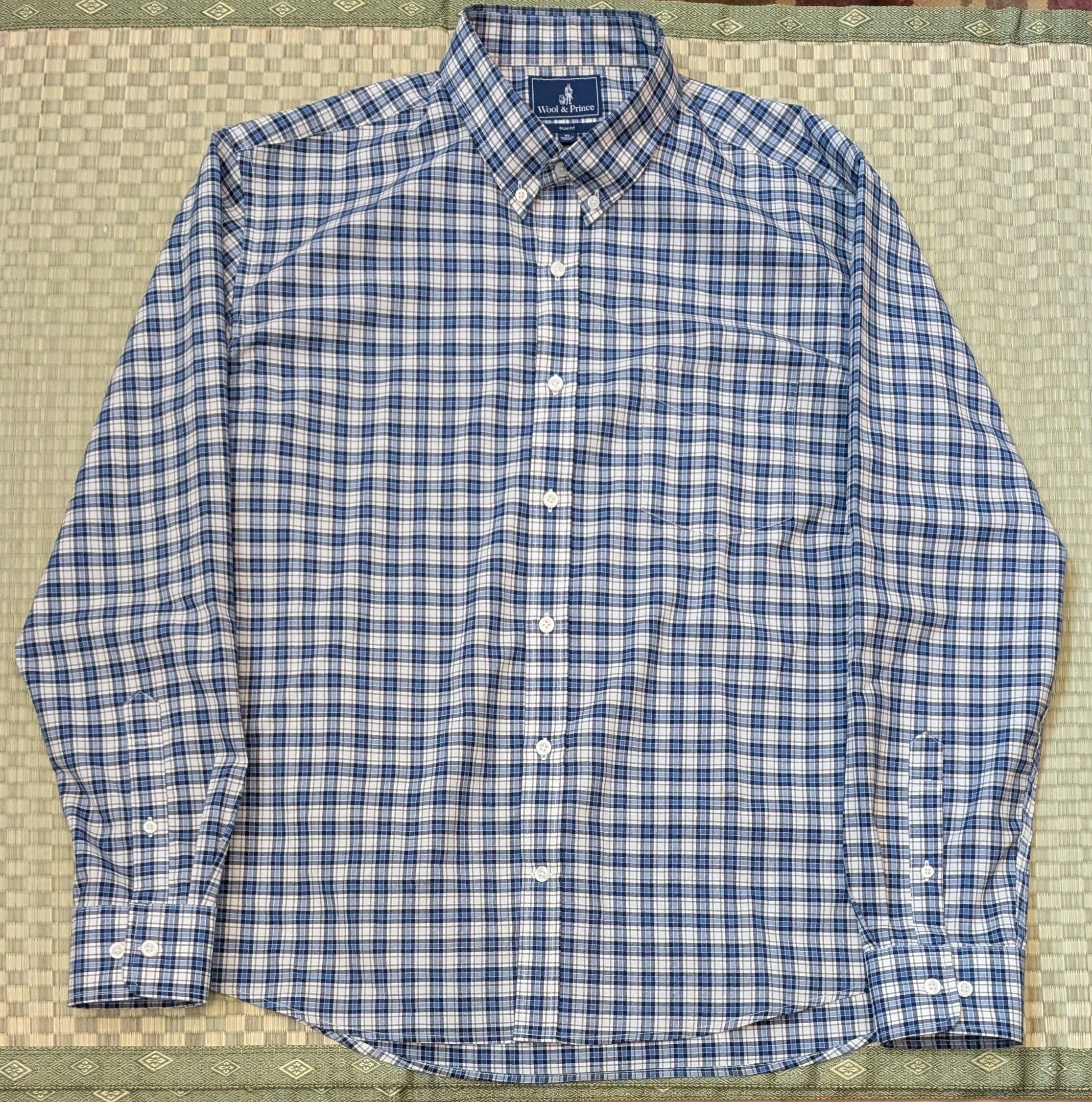 Wool&Prince Wool & Prince 100% Wool Slim Fit Button Up Shirt Size US XL / EU 56 / 4 - 1 Thumbnail