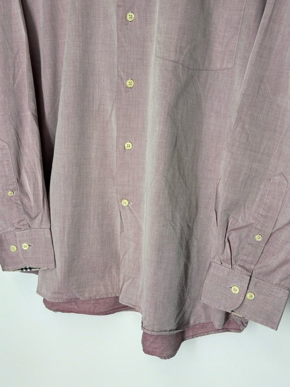 Burberry Burberry Vintage Nova Check Cotton Shirt Long Sleeve Size US XL / EU 56 / 4 - 5 Thumbnail
