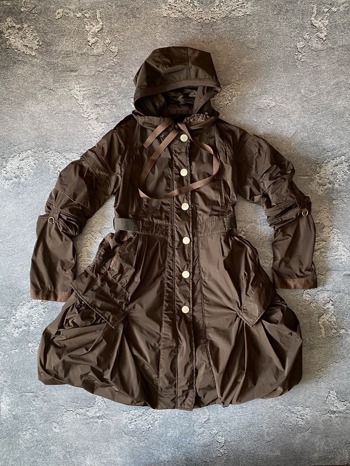 Marithe + Francois Girbaud Marithe Francois Girbaud Archive Bandage Nylon Jacket Coat Size M / US 6-8 / IT 42-44 - 2 Thumbnail