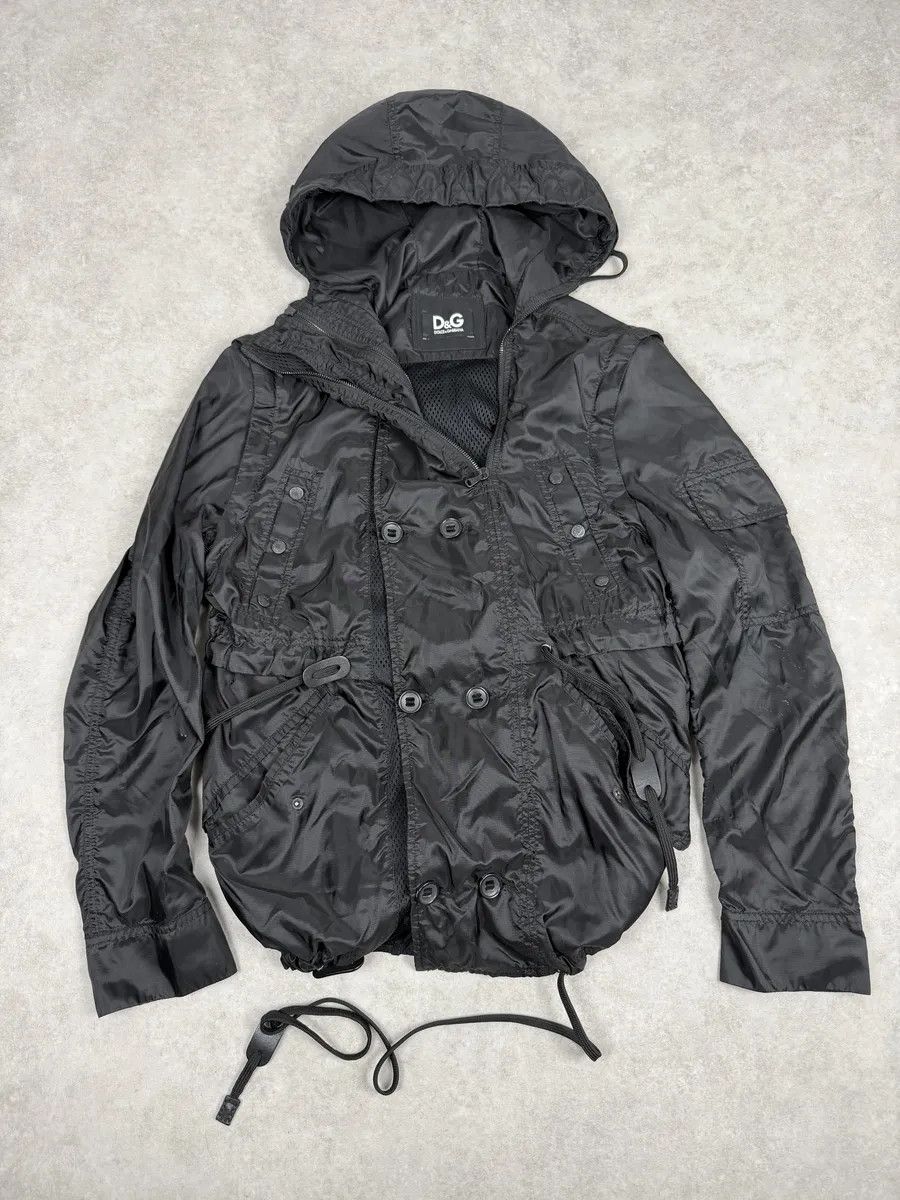 Dolce & Gabbana SS2012 Dolce & Gabbana Avant-Garde Prototype Black Detachable Sleeves Jacket Size US S / EU 44-46 / 1 - 8 Thumbnail