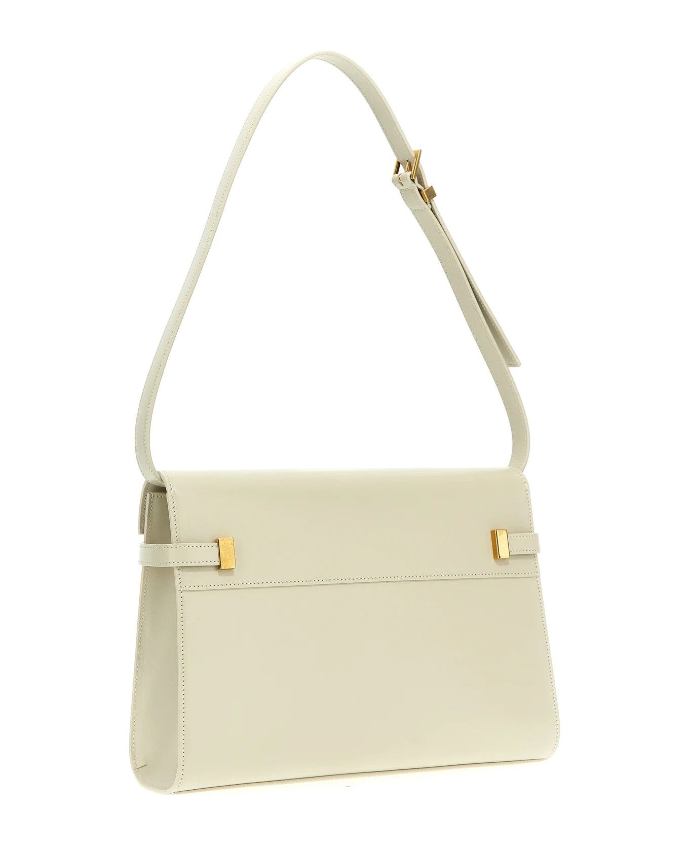 Saint Laurent Paris oc11z0226 579271 Size: OS / Manhattan Shoulder Bag in White Size ONE SIZE - 2 Thumbnail