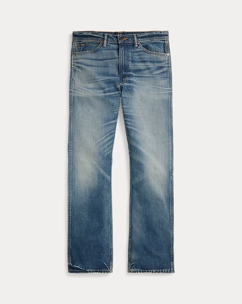 Polo Ralph Lauren Polo Ralph Lauren Heritage Rider Bootcut Jean Blue 33/32 Size US 33 - 6 Thumbnail