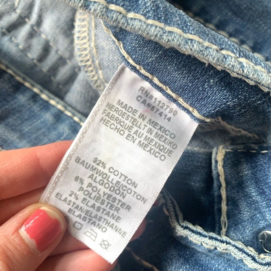 True Religion True Religion Jeans 25 Womens Blue Ankle Skinny Regular 25 True Religion Size 42" / US 20 - 6 Thumbnail