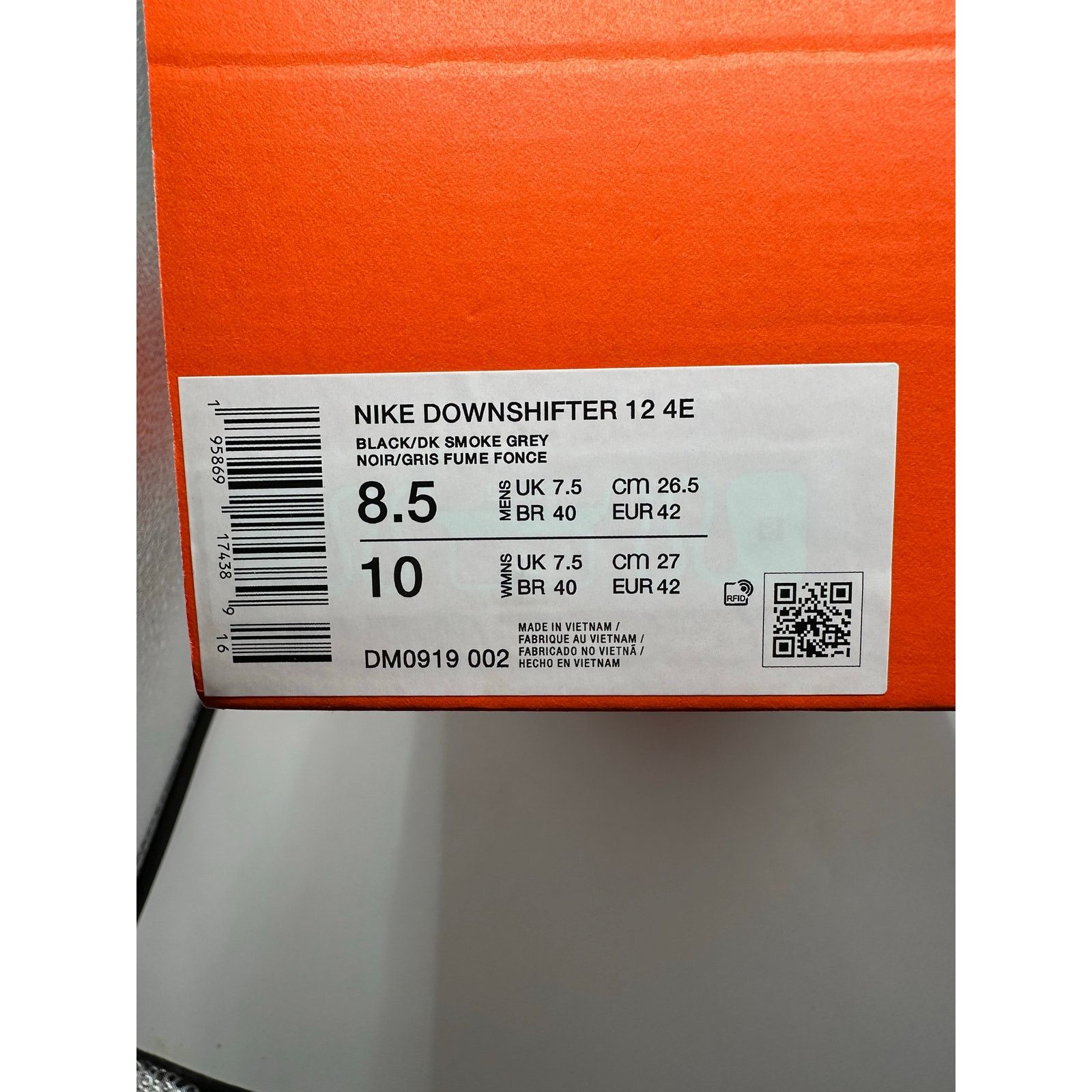 Nike Nike Downshifter 12 Extra Wide “Black Particle Grey” Size US 8.5 / EU 41-42 - 6 Thumbnail