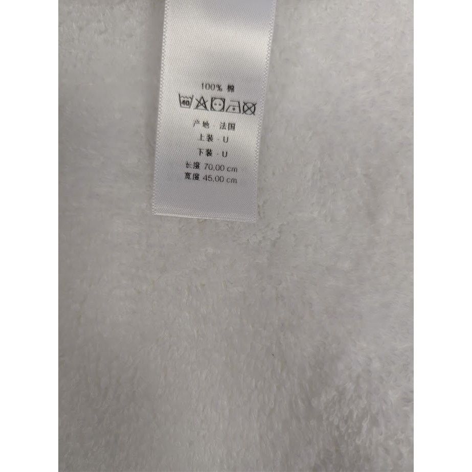 Dior o1rshd1 Size: OS / Hand Towel in White/Blue Size ONE SIZE - 18 Thumbnail