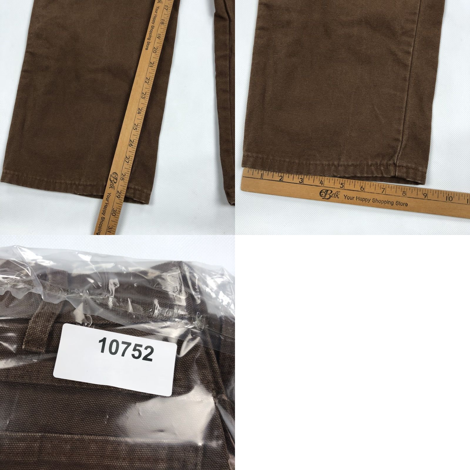 Dickies Dickies Men's Brown Workwear Carpenter Pants 34x30 Cotton Canvas Utility Pockets Size US 34 / EU 50 - 8 Thumbnail