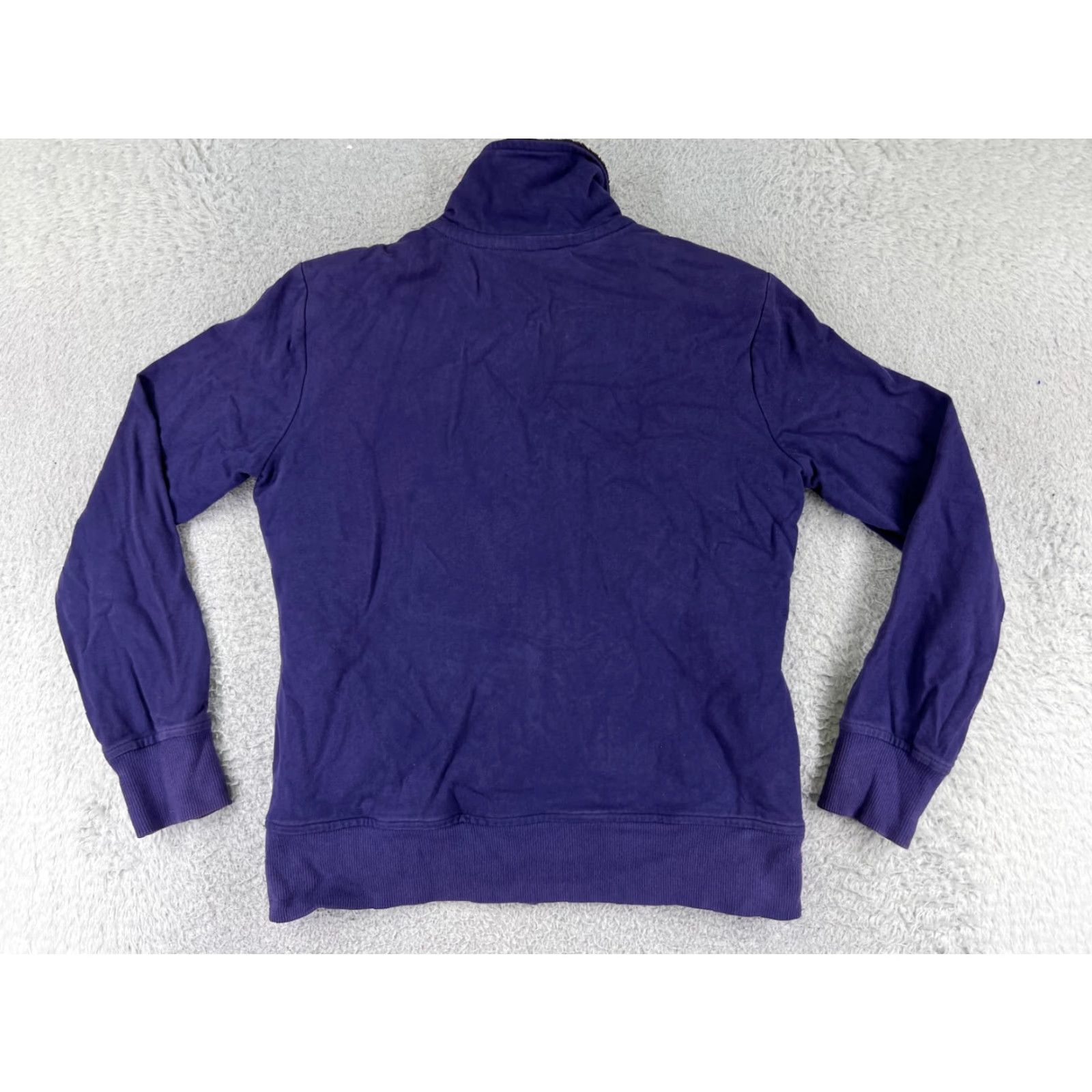 Tommy Hilfiger Tommy Hilfiger Jacket Women Medium Purple Zip Fleece Mock Neck Cozy Casual Size M / US 6-8 / IT 42-44 - 2 Thumbnail
