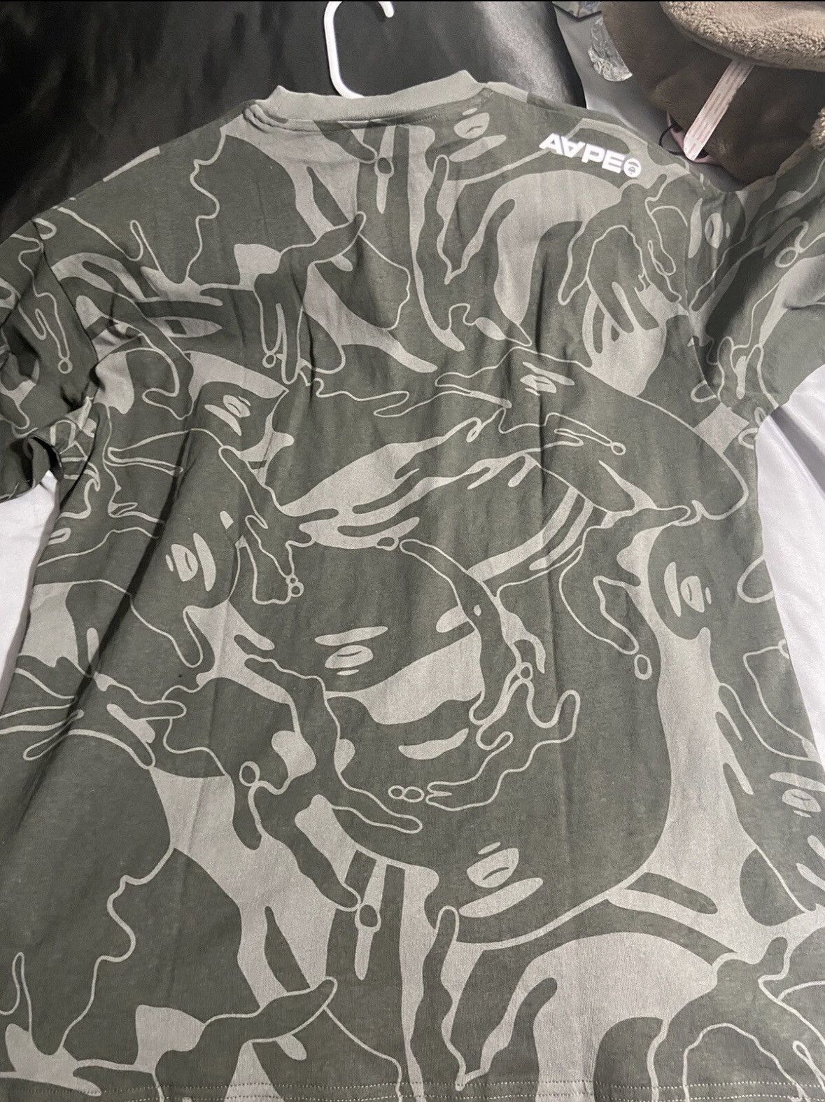 Aape Aape By A Bathing Ape now camo t-shirt in khaki Size US XL / EU 56 / 4 - 2 Thumbnail