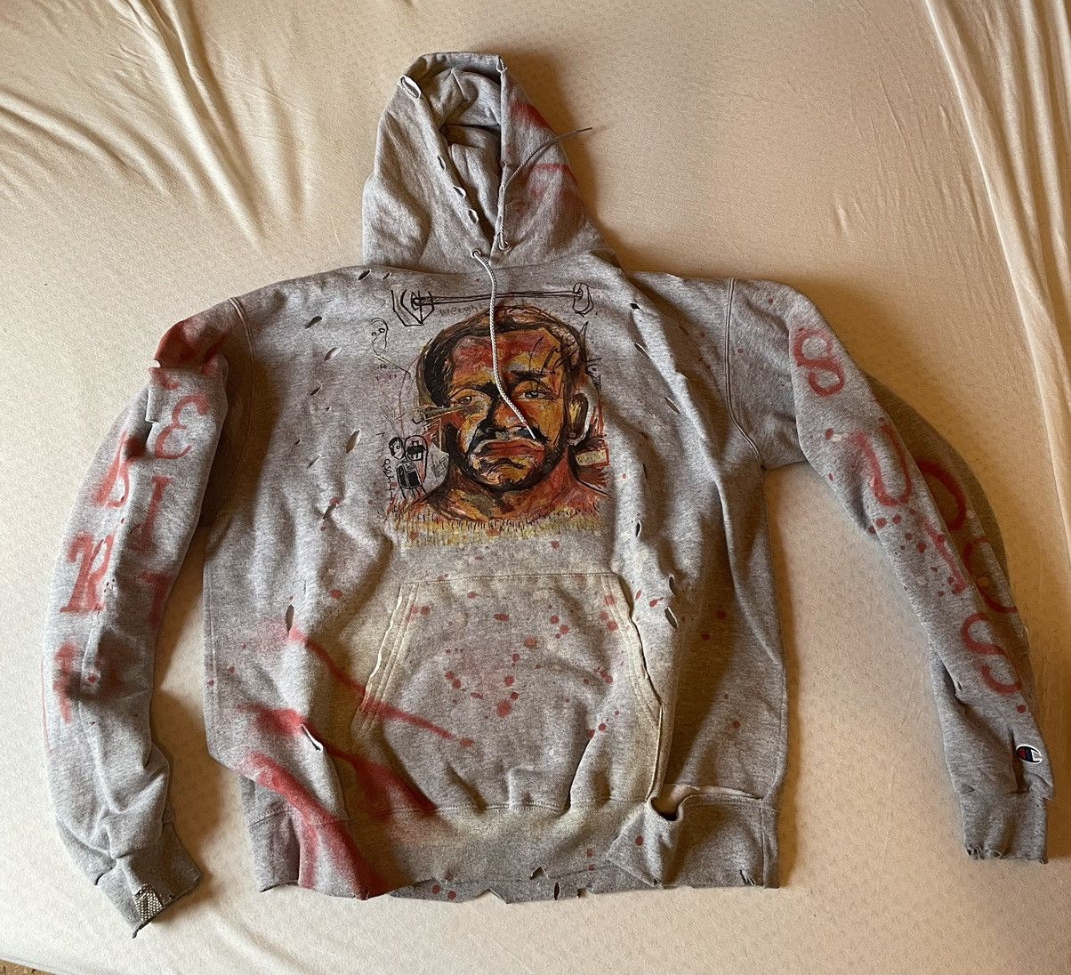 Champion Super Rare, Griselda x Rebirth Studios Chris Benoit Hoodie Size US XL / EU 56 / 4 - 1 Thumbnail