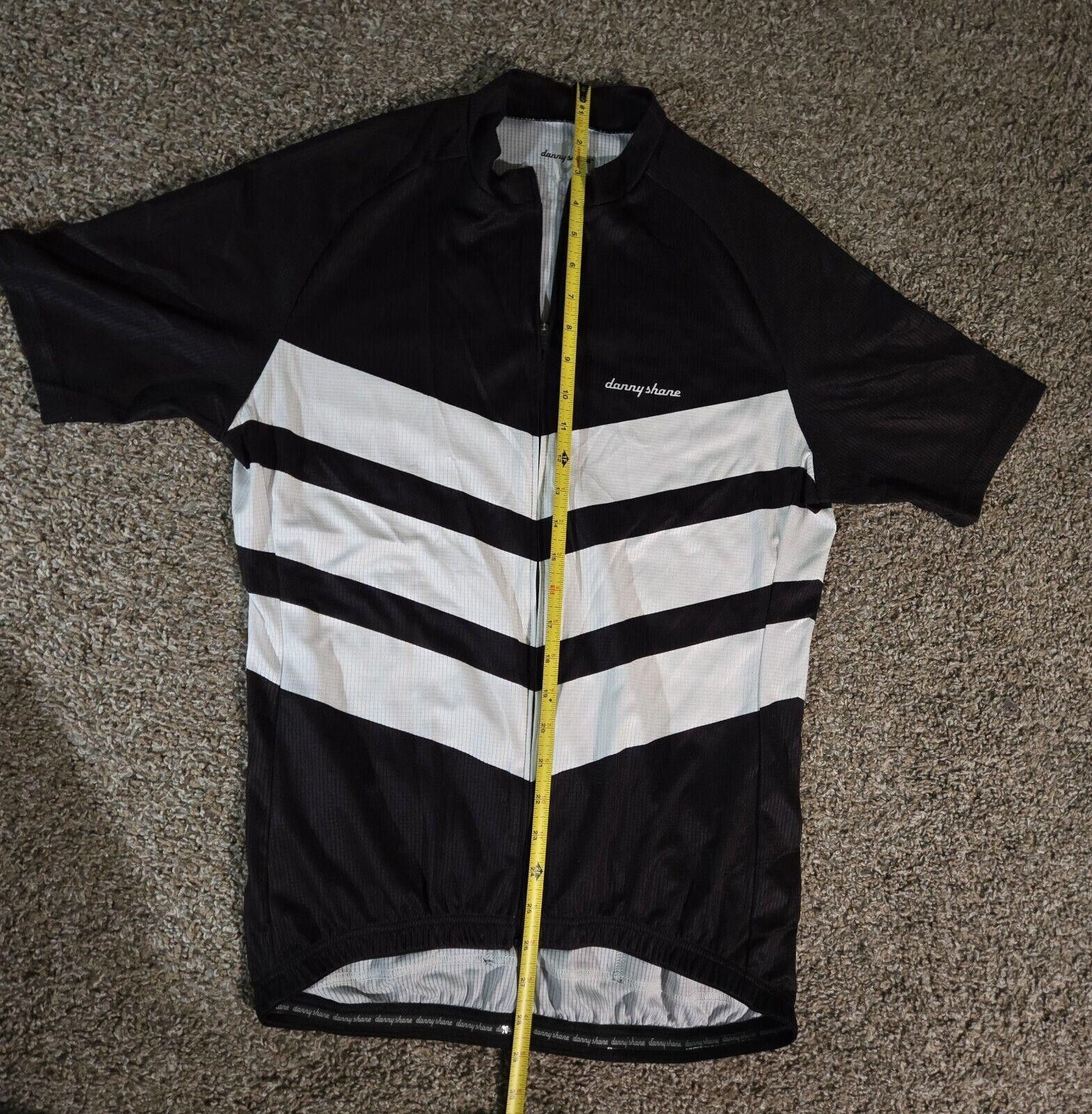 Designer Black And White Danny Shane Bicycle Jersey Size XL Size ONE SIZE - 5 Thumbnail