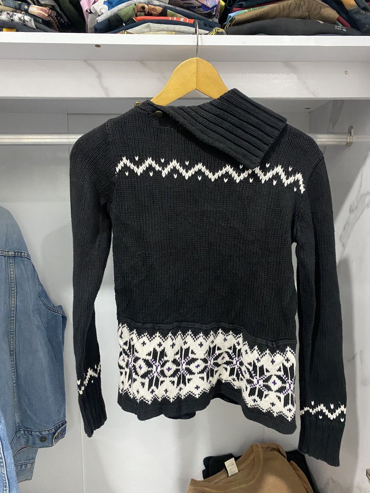RRL Ralph Lauren × Ralph Lauren × Vintage Ralph Lauren Knitted Vintage Size S / US 4 / IT 40 - 3 Thumbnail