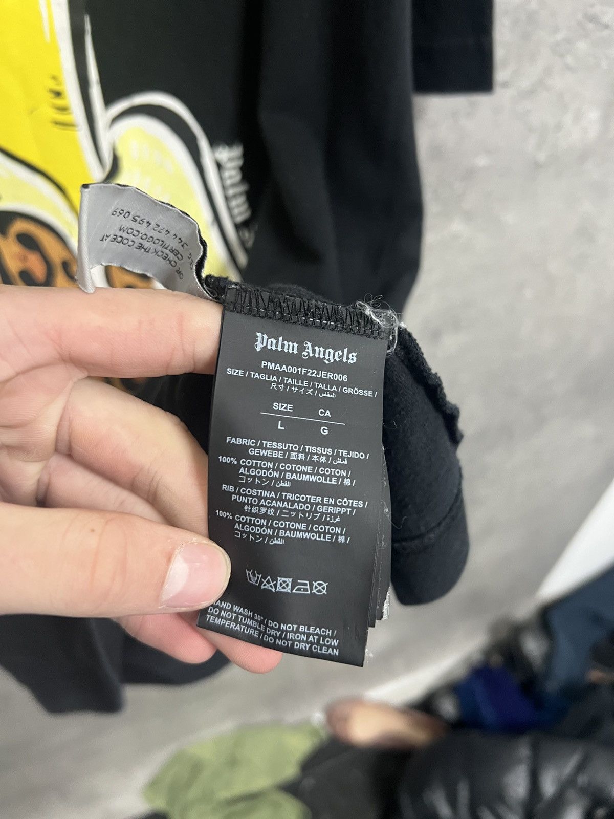 Palm Angels Palm Angels Banana Tee Size US L / EU 52-54 / 3 - 4 Thumbnail