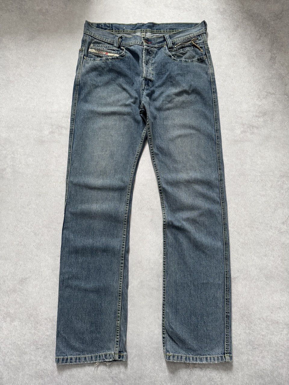 Diesel Vintage Y2K Diesel Style Denim Jeans Size US 34 / EU 50 - 1 Thumbnail
