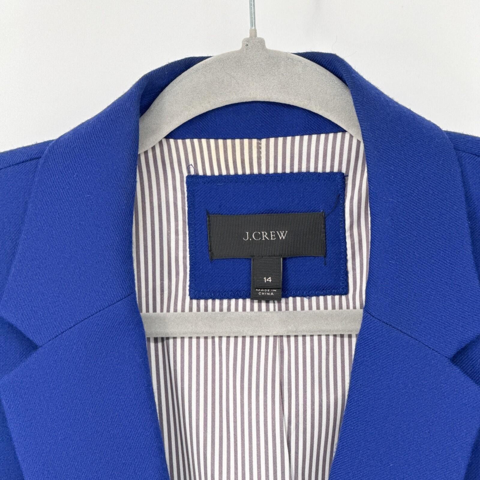 J.Crew J.Crew Blazer Gold Crest Buttons Quiet Luxury Womens 14 Size XL / US 12-14 / IT 48-50 - 2 Thumbnail