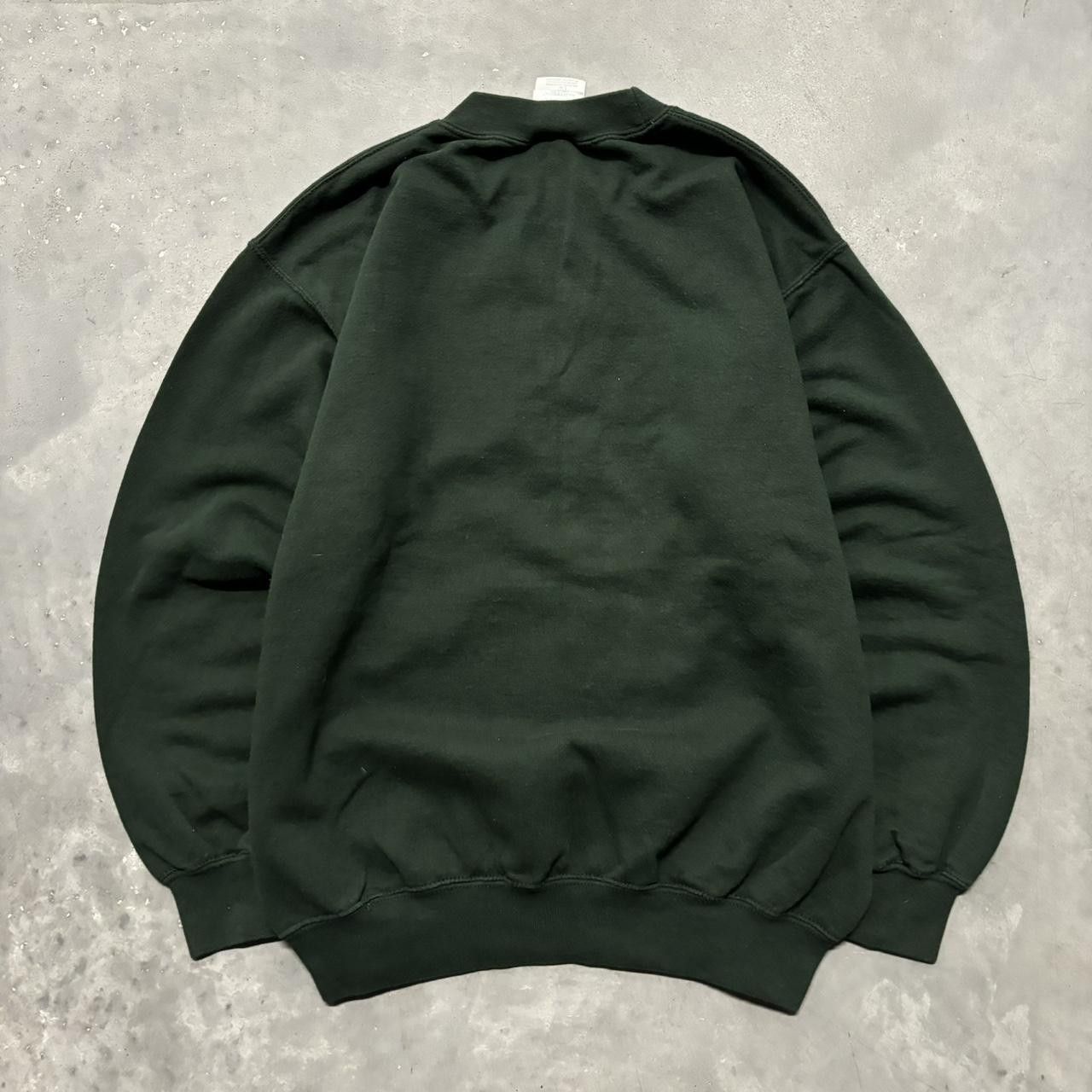 Japanese Brand × Vintage Vintage 90s Forest Green South Buffalo Embroidered Essential Crewneck! Size US M / EU 48-50 / 2 - 7 Thumbnail