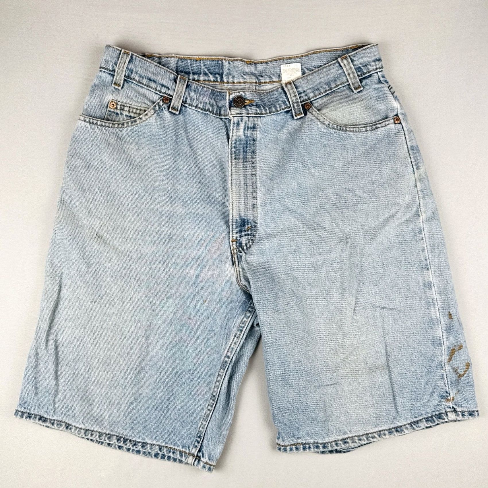 Levi's VINTAGE Levi’s 560 Orange Tab USA Denim Shorts Light Wash 34 Brown? Size US 34 / EU 50 - 5 Thumbnail