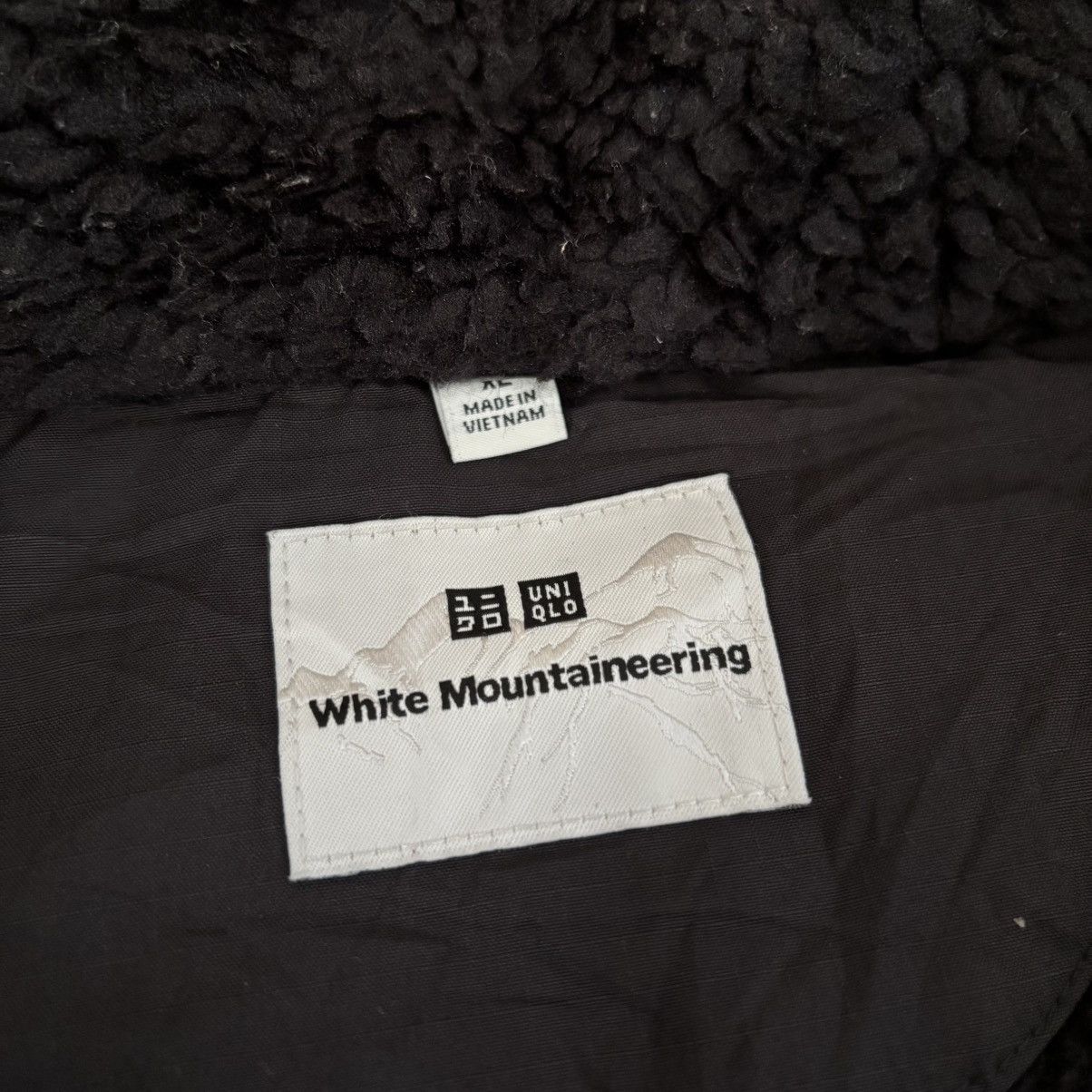 Uniqlo × White Mountaineering Uniqlo x White Mountaineering Black Sherpa Jacket Size US XL / EU 56 / 4 - 2 Thumbnail