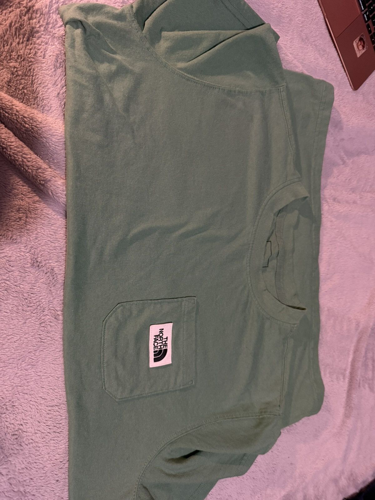 The North Face Dark green pocket stitch Northface tee Size US L / EU 52-54 / 3 - 3 Thumbnail