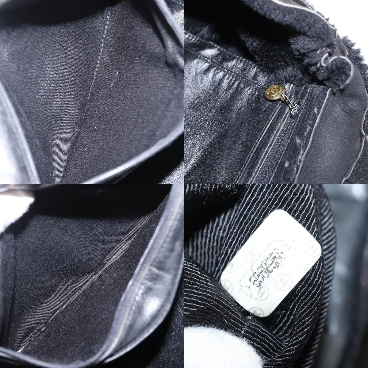 Chanel Chanel Mouton Black CC Tote Bag Size ONE SIZE - 7 Thumbnail