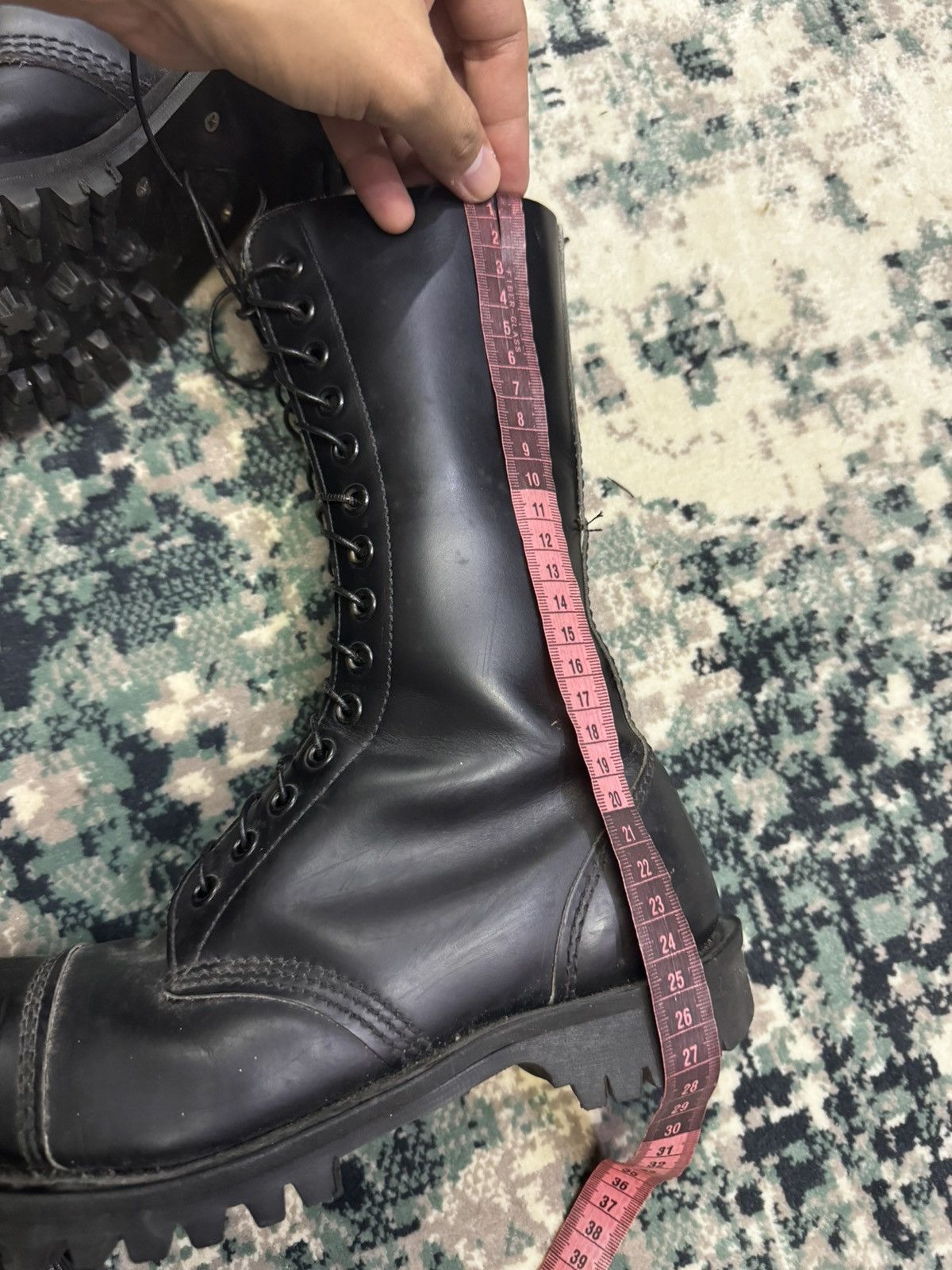 Dr. Martens GETTA GRIP BY DR MARTENS 14 EYES STEEL TOR LEATHER BOOTS Size US 7.5 / IT 37.5 - 9 Thumbnail