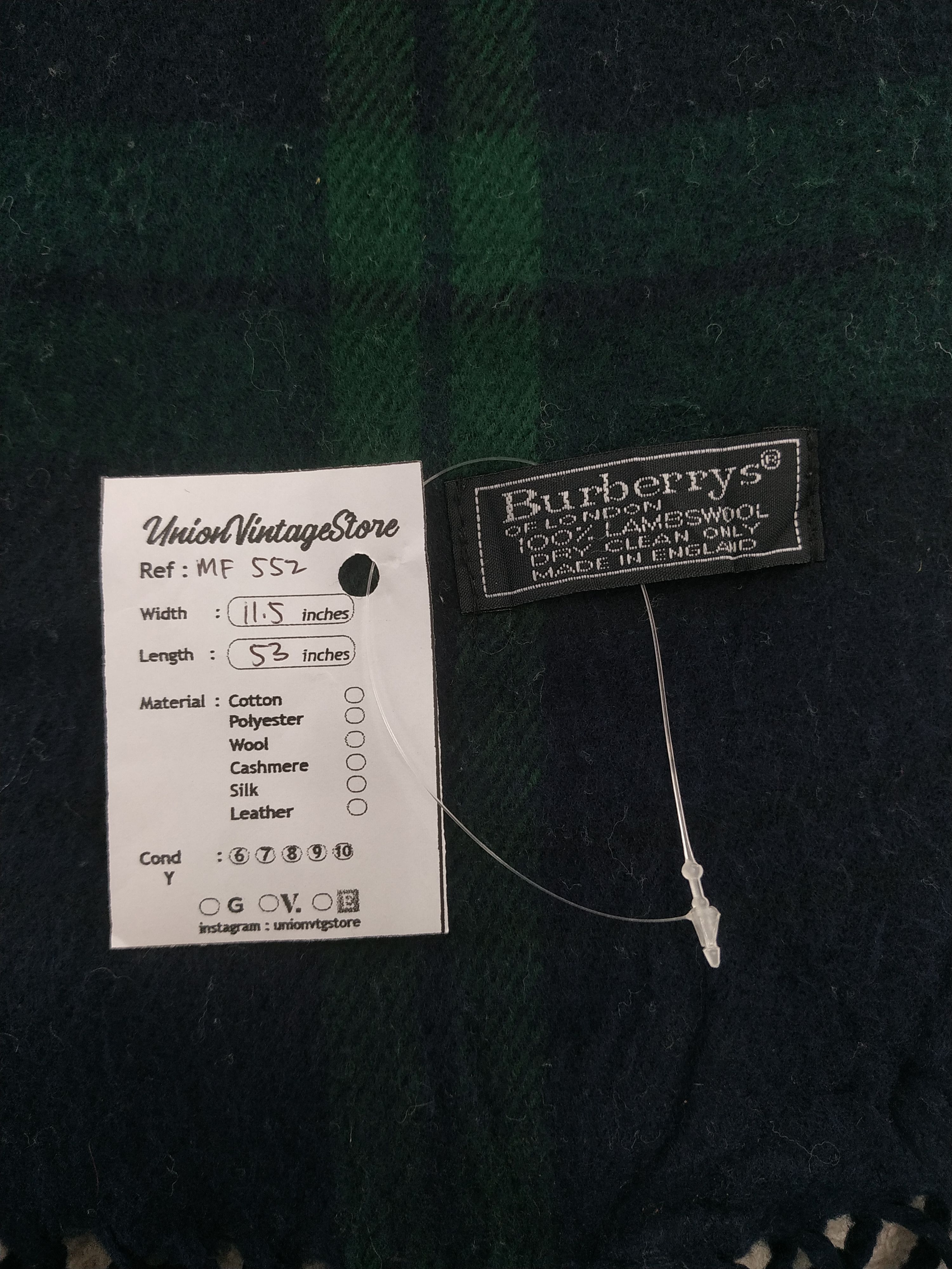 Burberry Vintage Burberry Scarf/Muffler/Neckwear MF552 Size ONE SIZE - 4 Thumbnail