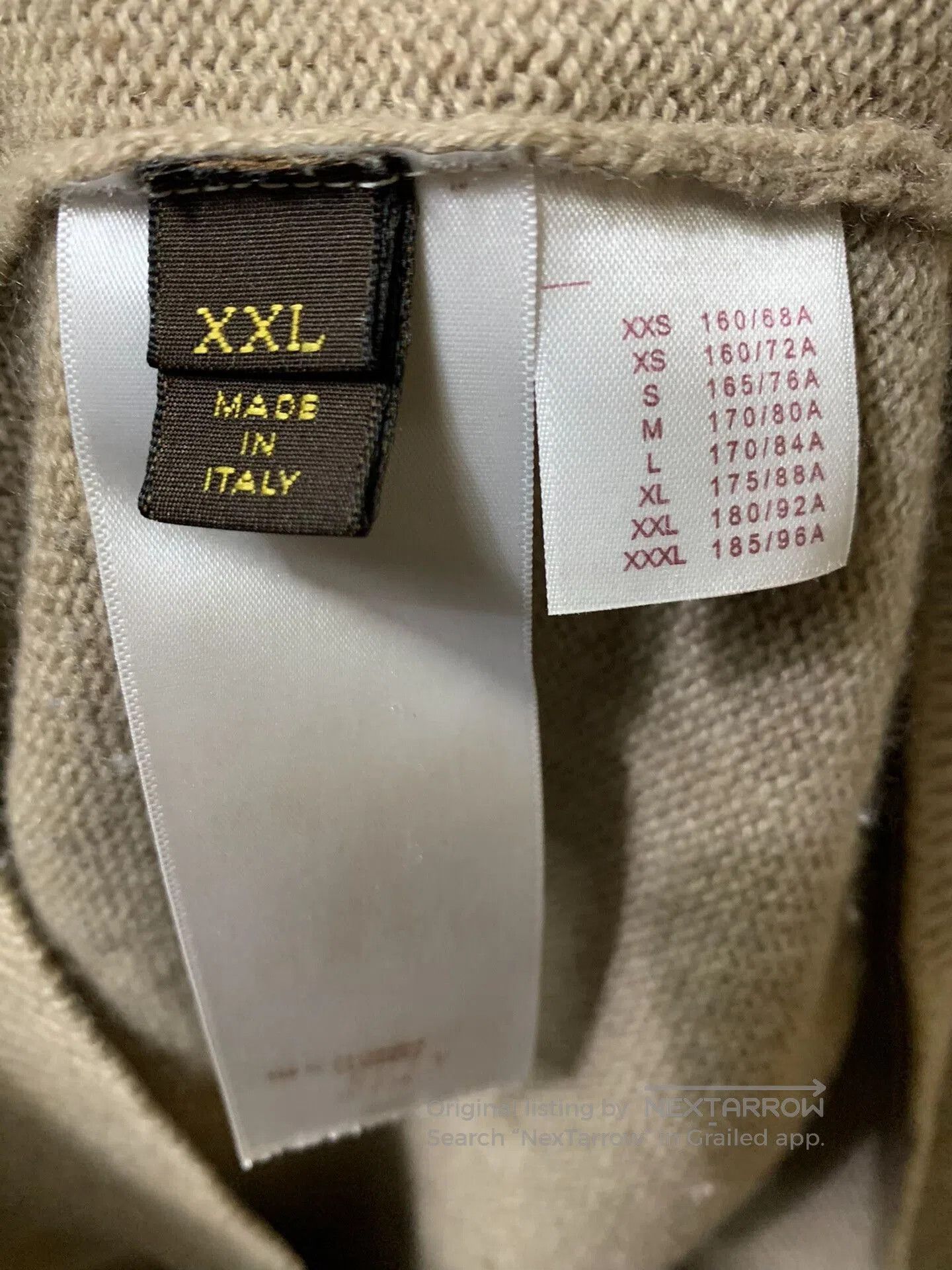 Louis Vuitton Louis Vuitton Men's Cashmere Sweater XXL. Size US XXL / EU 58 / 5 - 5 Thumbnail