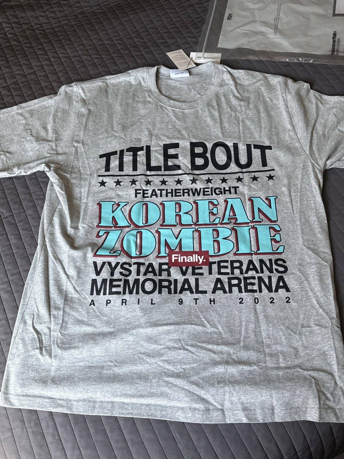 thisisneverthat Thisisneverthat Korean Zombie tribute shirt Size US XL / EU 56 / 4 - 1 Thumbnail