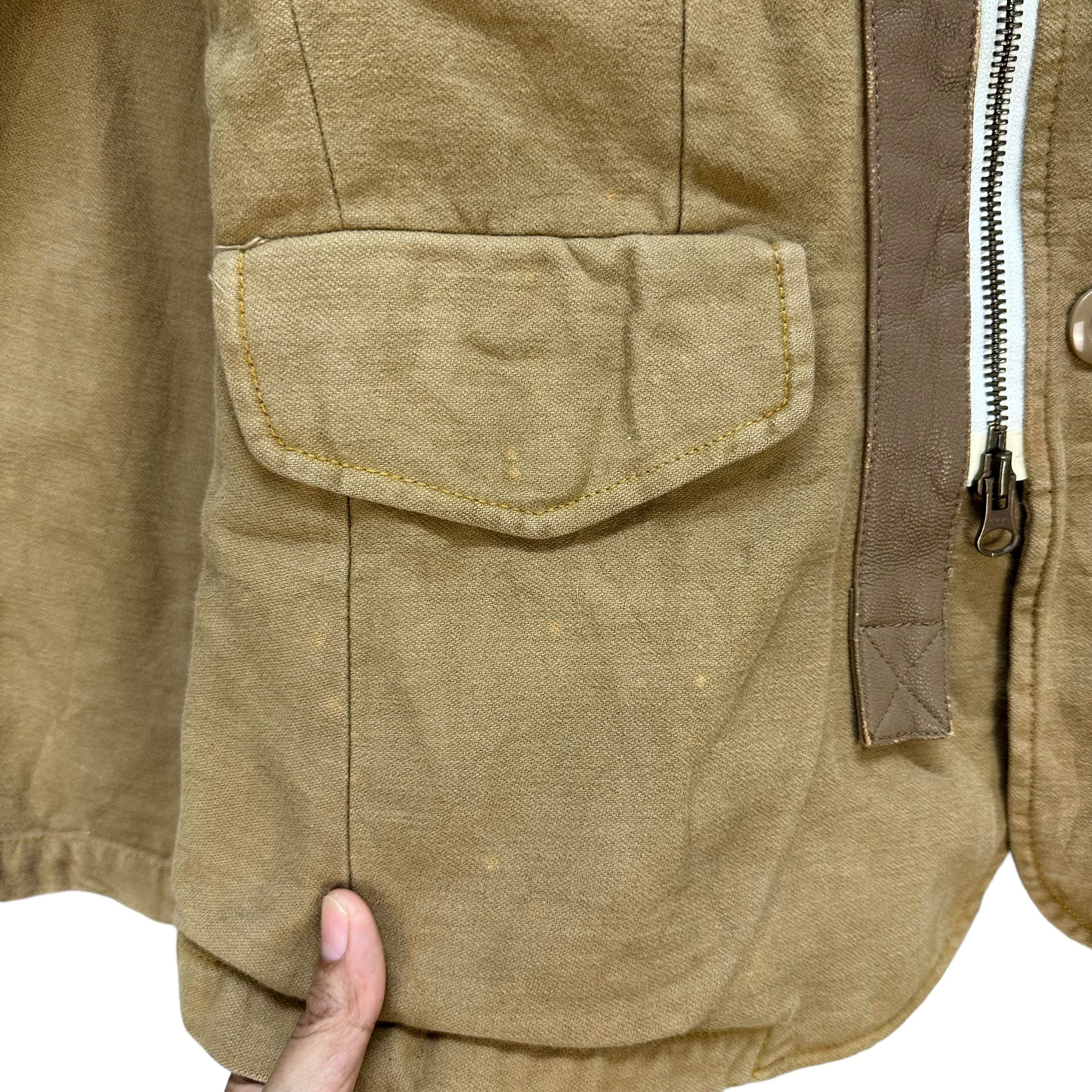 Brooklyn Cloth BROOKLYN OVERALL Asymmetrical Jacket #A40-0921 Size M / US 6-8 / IT 42-44 - 4 Thumbnail