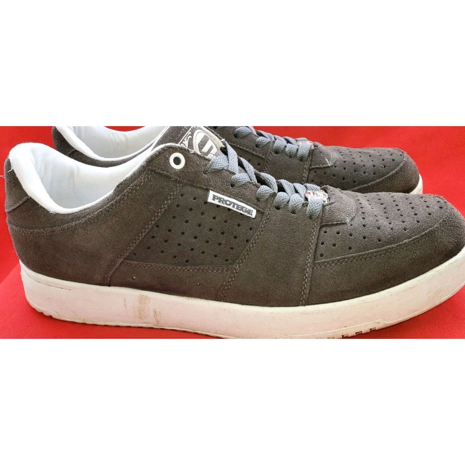Vintage Protege Men's Lifestyle Fashion Sneakers Size 15M Gray Suede Sneakers Shoes Casual M Mens Gray Protége Size US 15 / EU 48 - 5 Thumbnail