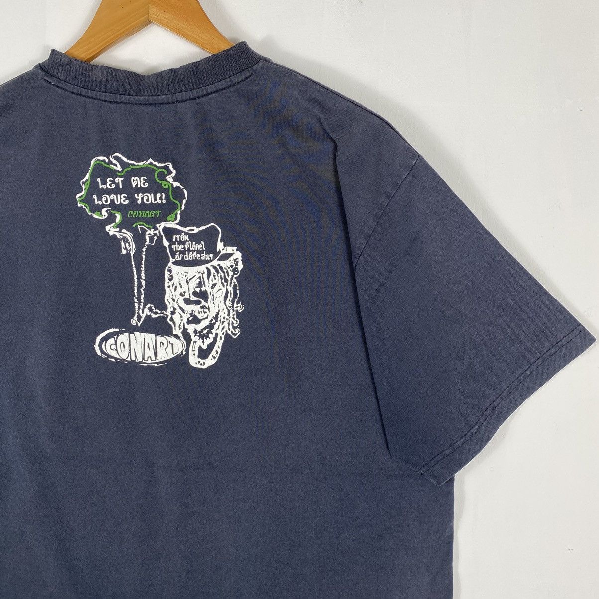 Rap Tees × Vintage Vintage 00's CONART WORLD WIDE Now Looky Here Faded Tee Size US L / EU 52-54 / 3 - 10 Thumbnail