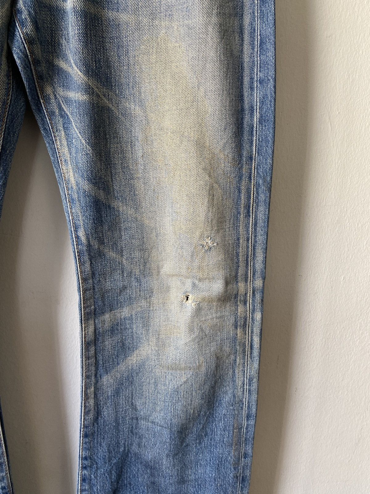 Japanese Brand Japanese Brand Rivet & Blue Flare Distressed Denim Size US 30 / EU 46 - 7 Thumbnail