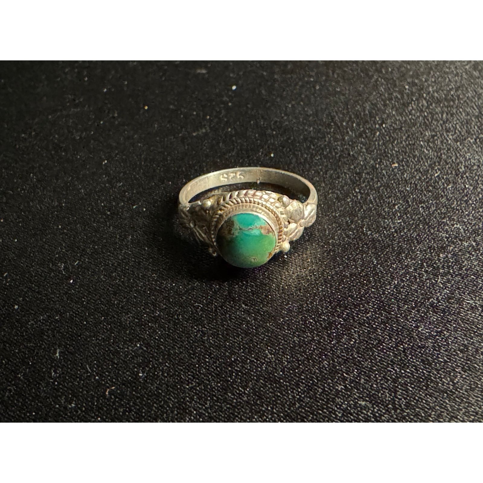 Other Vintage 925 Sterling Silver Turquoise Size 6 Ring Size ONE SIZE - 6 Thumbnail
