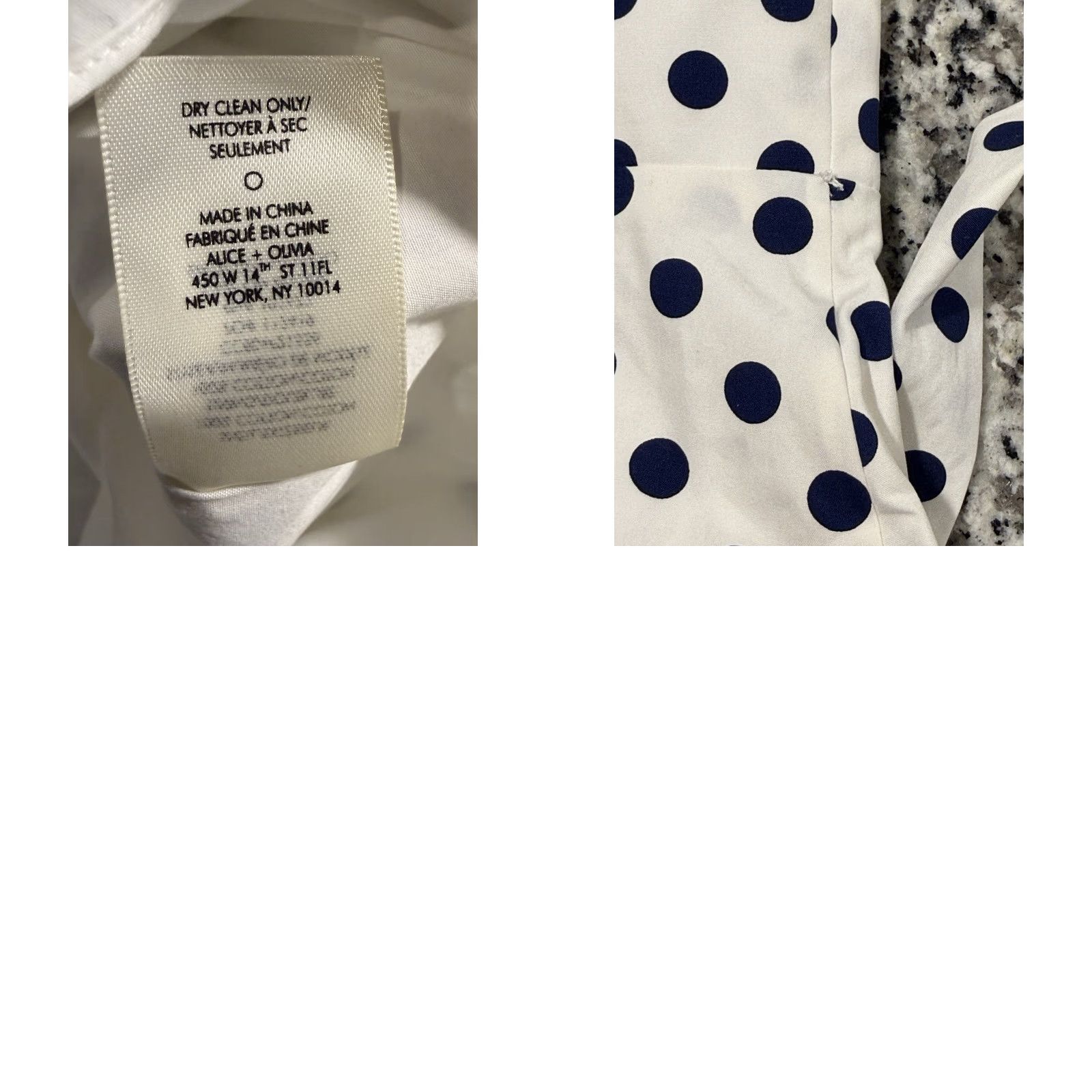 Alice + Olivia Alice + Olivia Dress Women Size 2 White Blue Polka Dot Sleeveless Mini Cotton Womens Size XS / US 0-2 / IT 36-38 - 8 Thumbnail