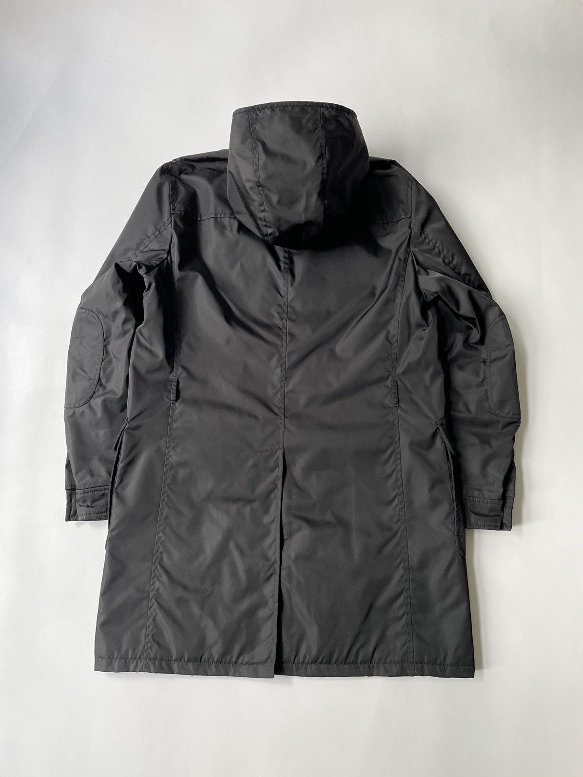 Prada Mid 2000s Black Nylon Utility Parka Size US L / EU 52-54 / 3 - 15 Thumbnail