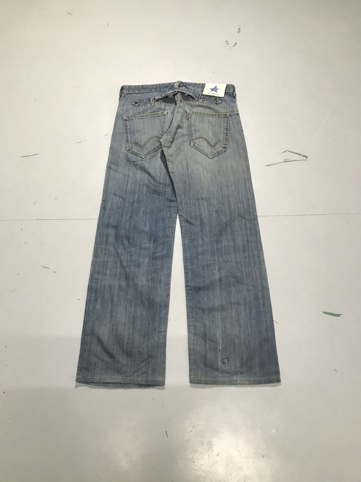 Levi's Vintage Levi’s buckle belt denim Size US 34 / EU 50 - 2 Thumbnail