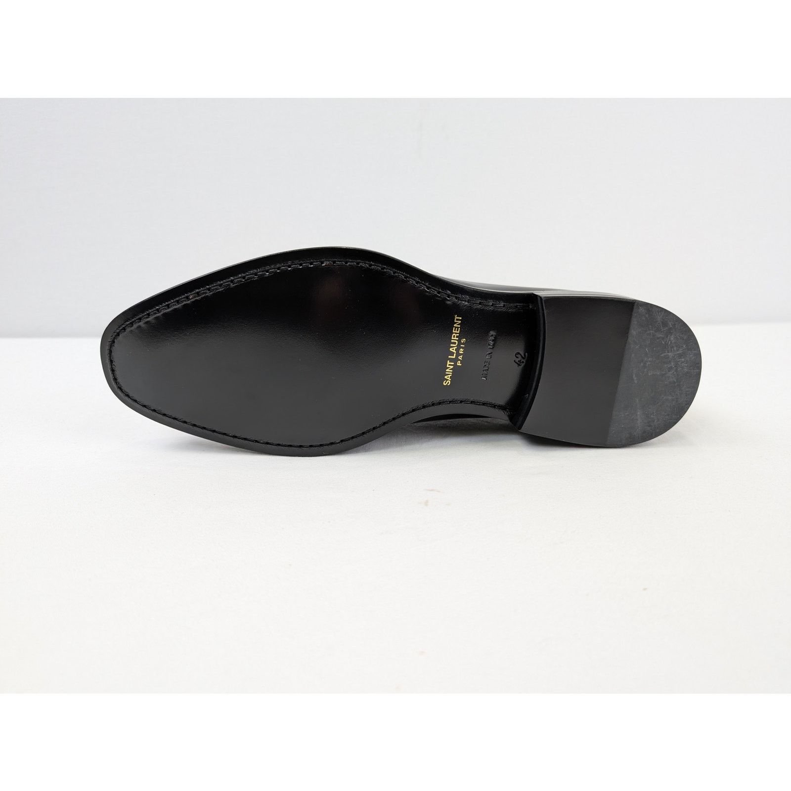 Saint Laurent Paris o1rshd1 Studded Derby Shoe Boots in Black Size US 9 / EU 42 - 13 Thumbnail