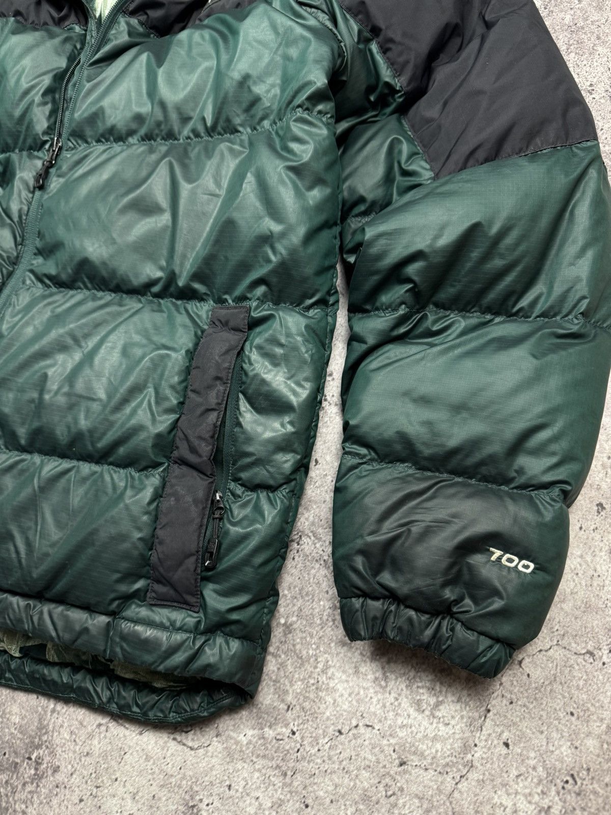 The North Face VINTAGE THE NORTH FACE 700 PUFFER JACKET Y2K GREEN/BLACK Size US S / EU 44-46 / 1 - 7 Thumbnail