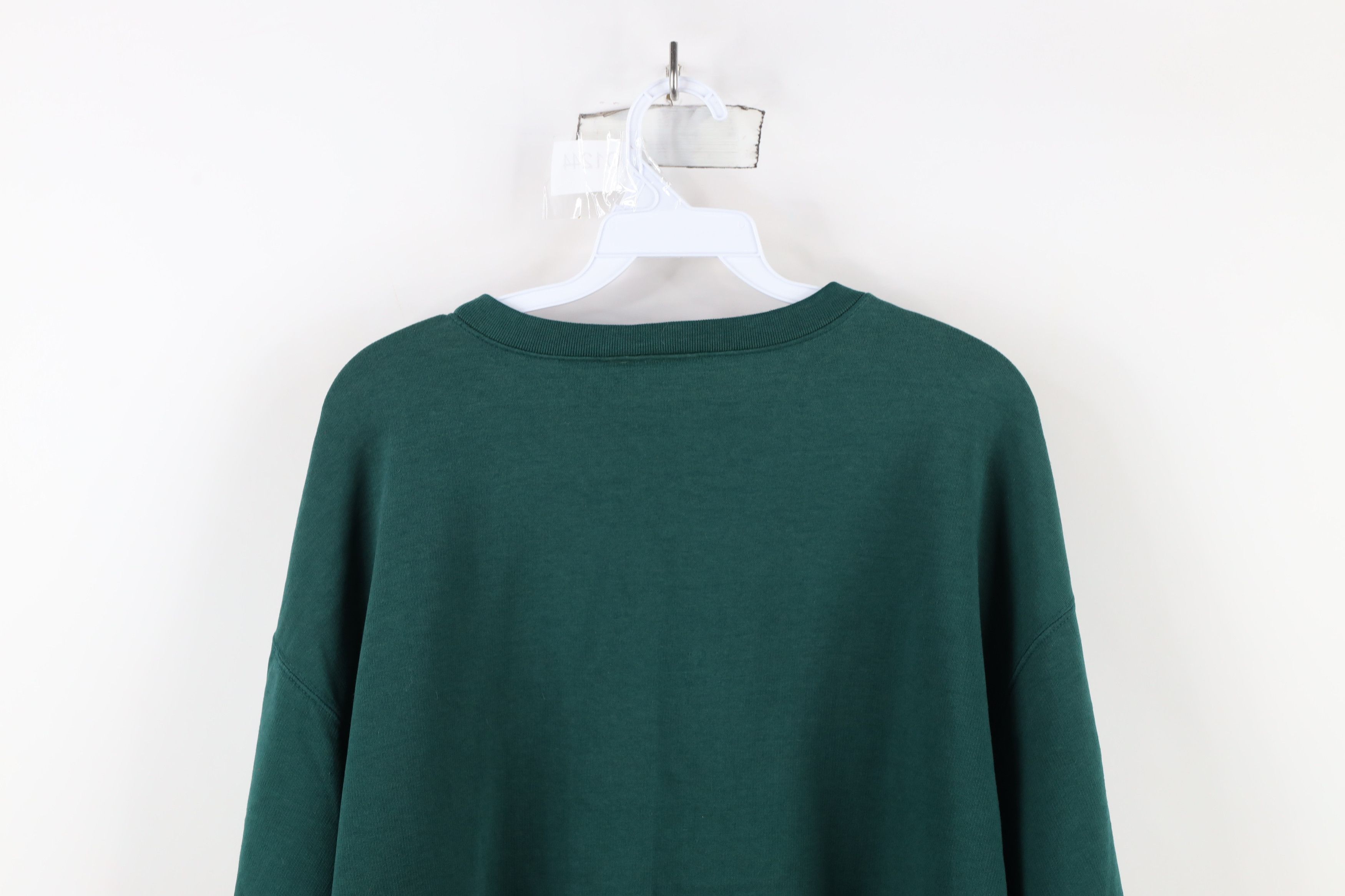 Vintage Vintage 90s Streetwear Nature Forest Sweatshirt Green USA Size XL / US 12-14 / IT 48-50 - 11 Thumbnail