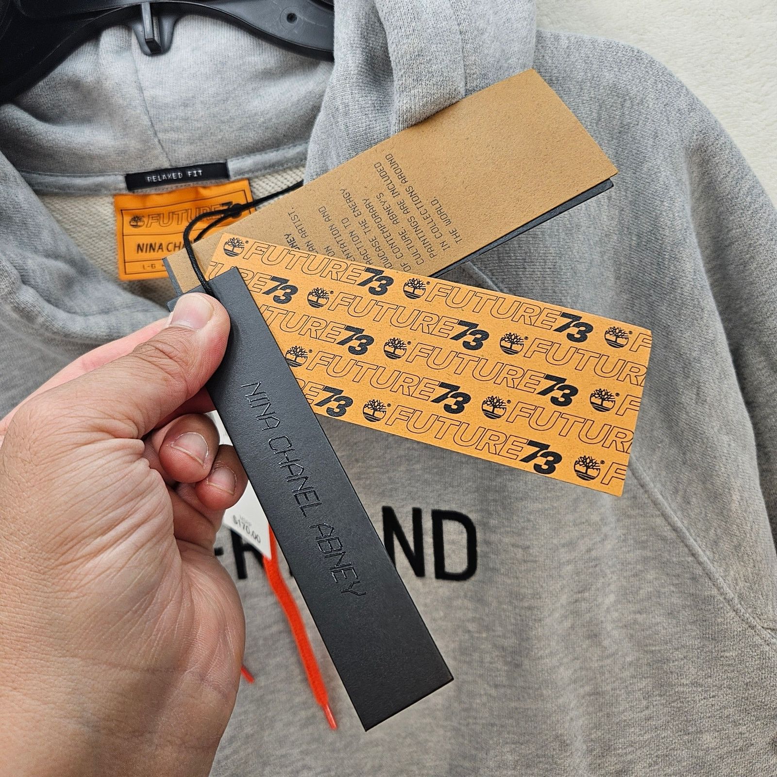 Timberland TIMBERLAND X NINA CHANEL ABNEY LARGE TERRY CLOTH PULLOVER Size US L / EU 52-54 / 3 - 7 Thumbnail