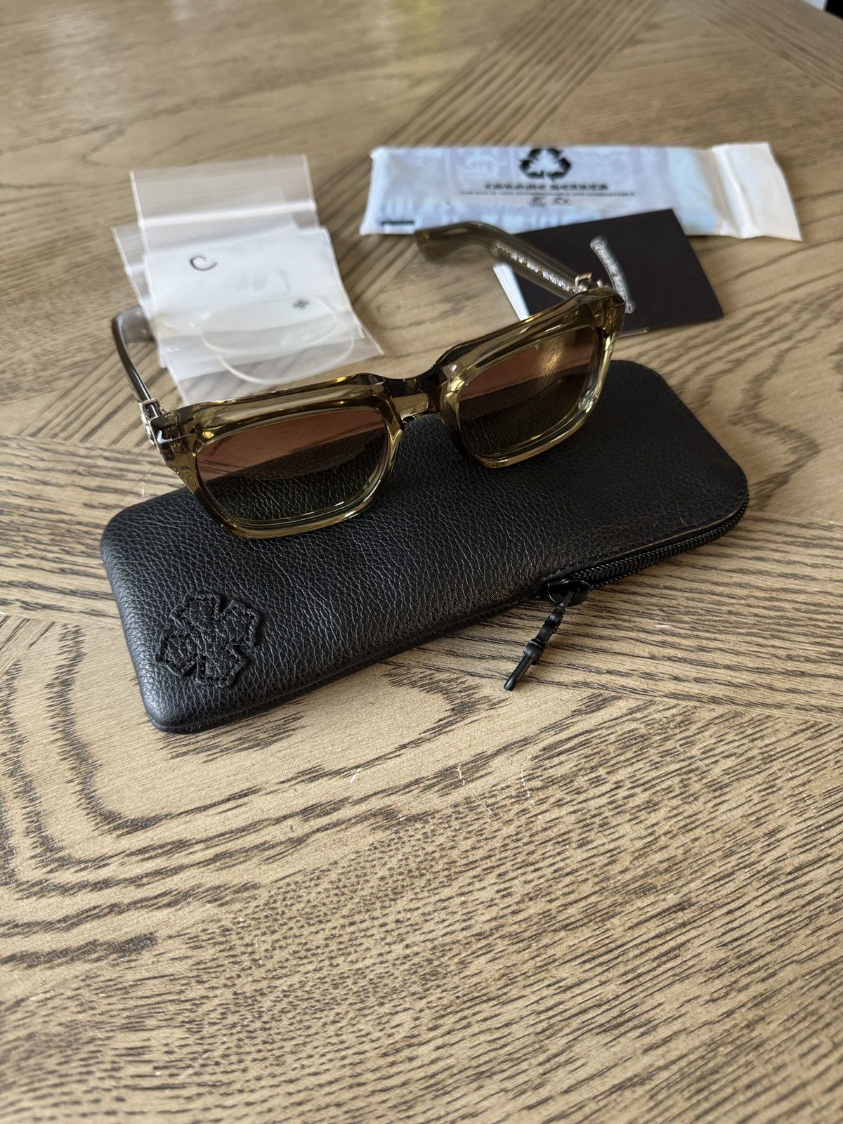 Chrome Hearts Chrome Hearts “See You In Tea” Olive Glasses Size ONE SIZE - 2 Thumbnail