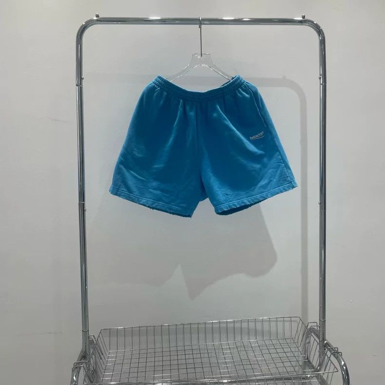Balenciaga Balenciaga size L Blue Coke Shorts Size US 27 - 1 Thumbnail