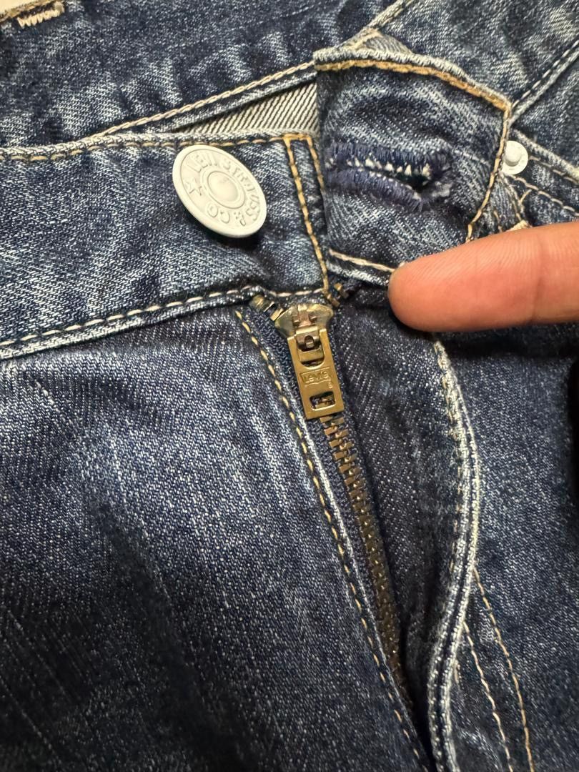 Levi's FLARED 90s Levi’s Bell Bottom Mudwash Distressed Denim Jean Size US 28 / EU 44 - 8 Thumbnail
